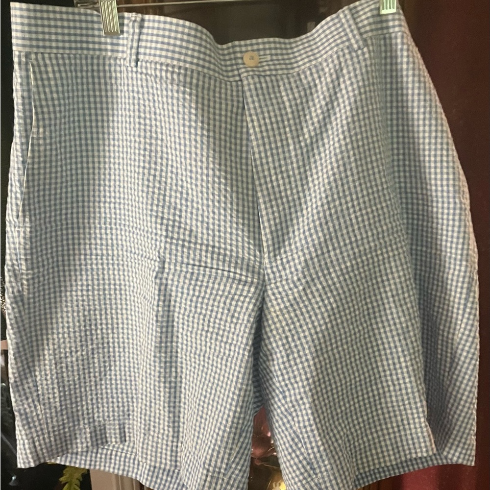 Southern Tide Seersucker Flat Front Shorts